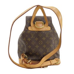 Louis Vuitton M51136 Montsouris Midi Backpack/Daypack Monogram Canvas Women's LOUIS VUITTON