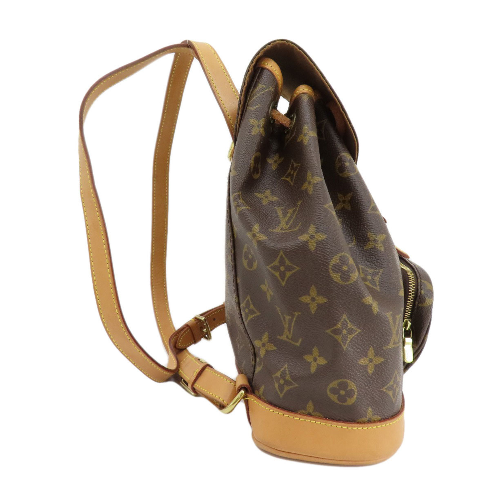 Louis Vuitton M51136 Montsouris Midi Backpack/Daypack Monogram Canvas Women's LOUIS VUITTON