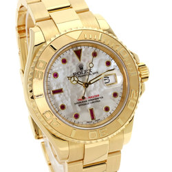 Rolex 16628NGR Yachtmaster Watch K18 Yellow Gold K18YG Men's ROLEX