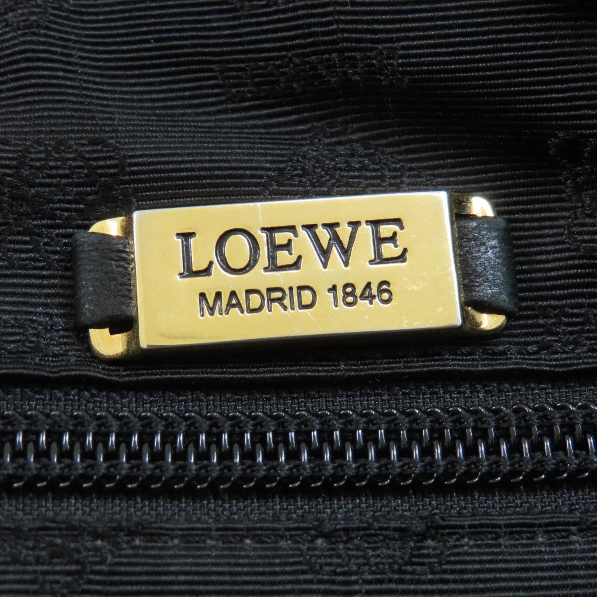 LOEWE Anagram Handbag Calf Leather Women's