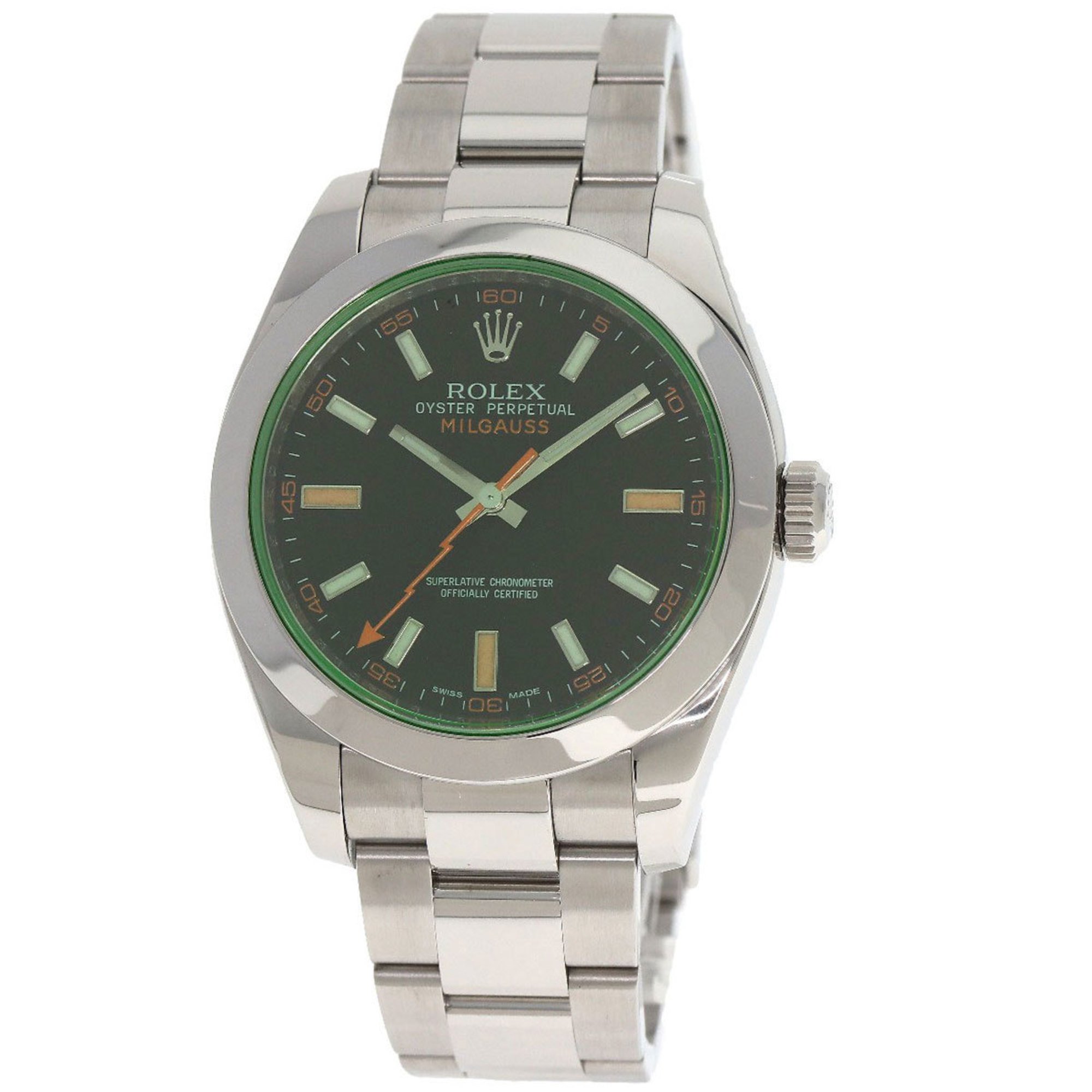 Rolex 116400GV Milgauss Watch Stainless Steel SS Men's ROLEX