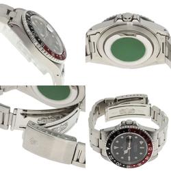 Rolex 16710 GMT Master II Red and Black Bezel Tritium Watch Stainless Steel SS Men's ROLEX