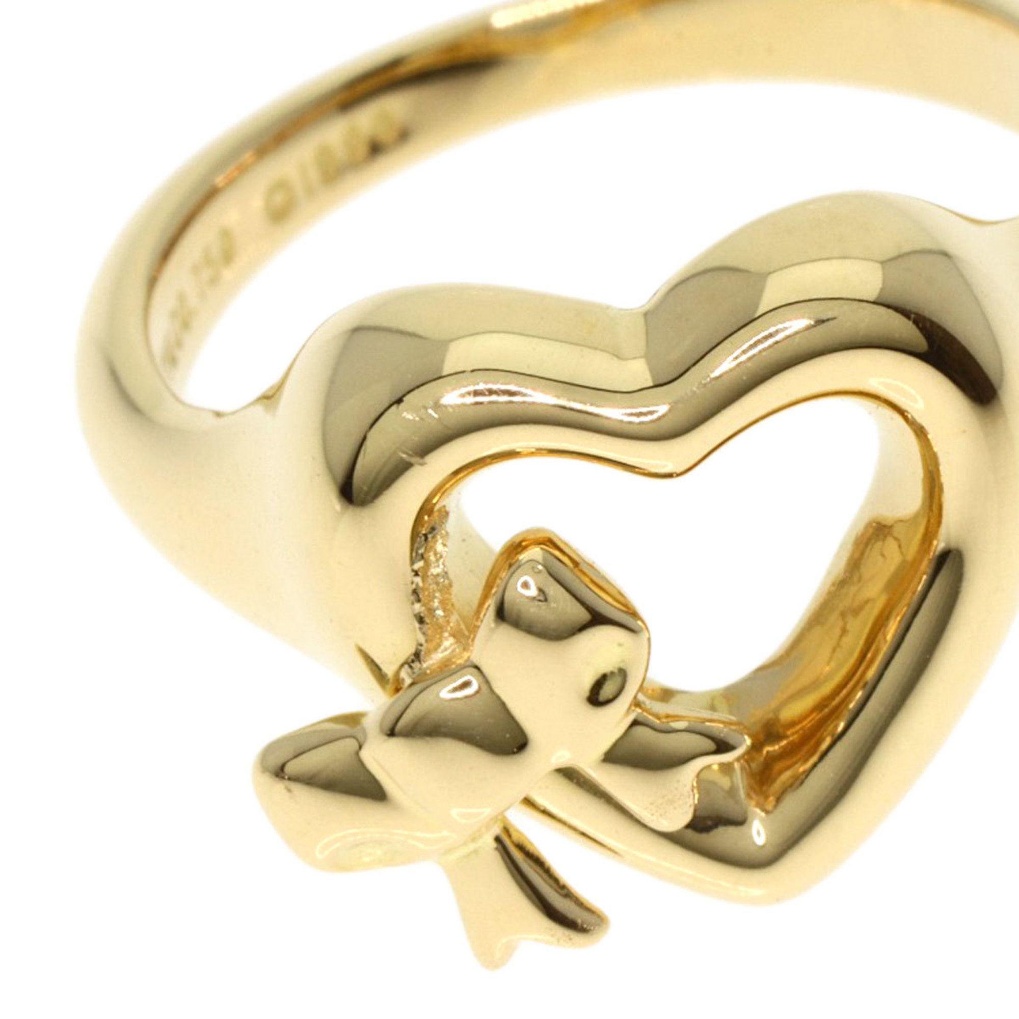 Tiffany & Co. Hearts with Bowl Ring, 18K Yellow Gold, Women's, TIFFANY