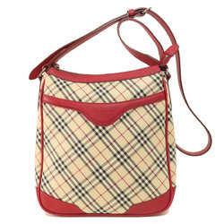 Burberry Nova Check Shoulder Bag Canvas Women's BURBERRY