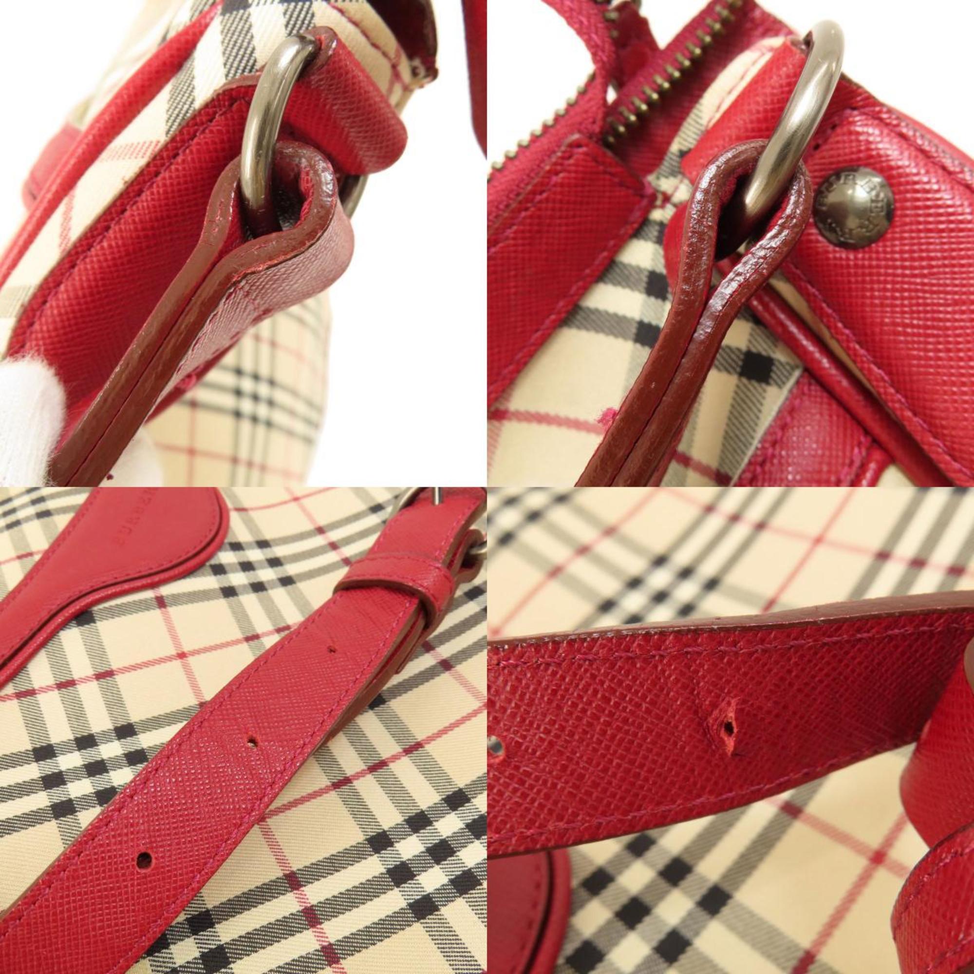 Burberry Nova Check Shoulder Bag Canvas Women's BURBERRY