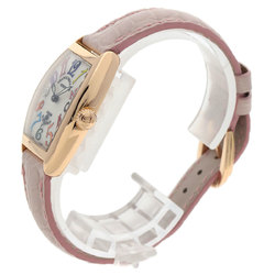 Franck Muller 1750S6 Tonneau Curvex Color Dream Watch, K18 Pink Gold, Leather, Women's, FRANCK MULLER