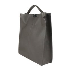 FENDI Peekaboo I See You Tote Bag Handbag 7VA528 Calf Leather Brown Gunmetal Hardware Shoulder