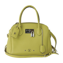 LOUIS VUITTON Louis Vuitton Mila PM Handbag M51446 Leather Vert Acid Yellow Shoulder Bag