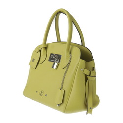 LOUIS VUITTON Louis Vuitton Mila PM Handbag M51446 Leather Vert Acid Yellow Shoulder Bag