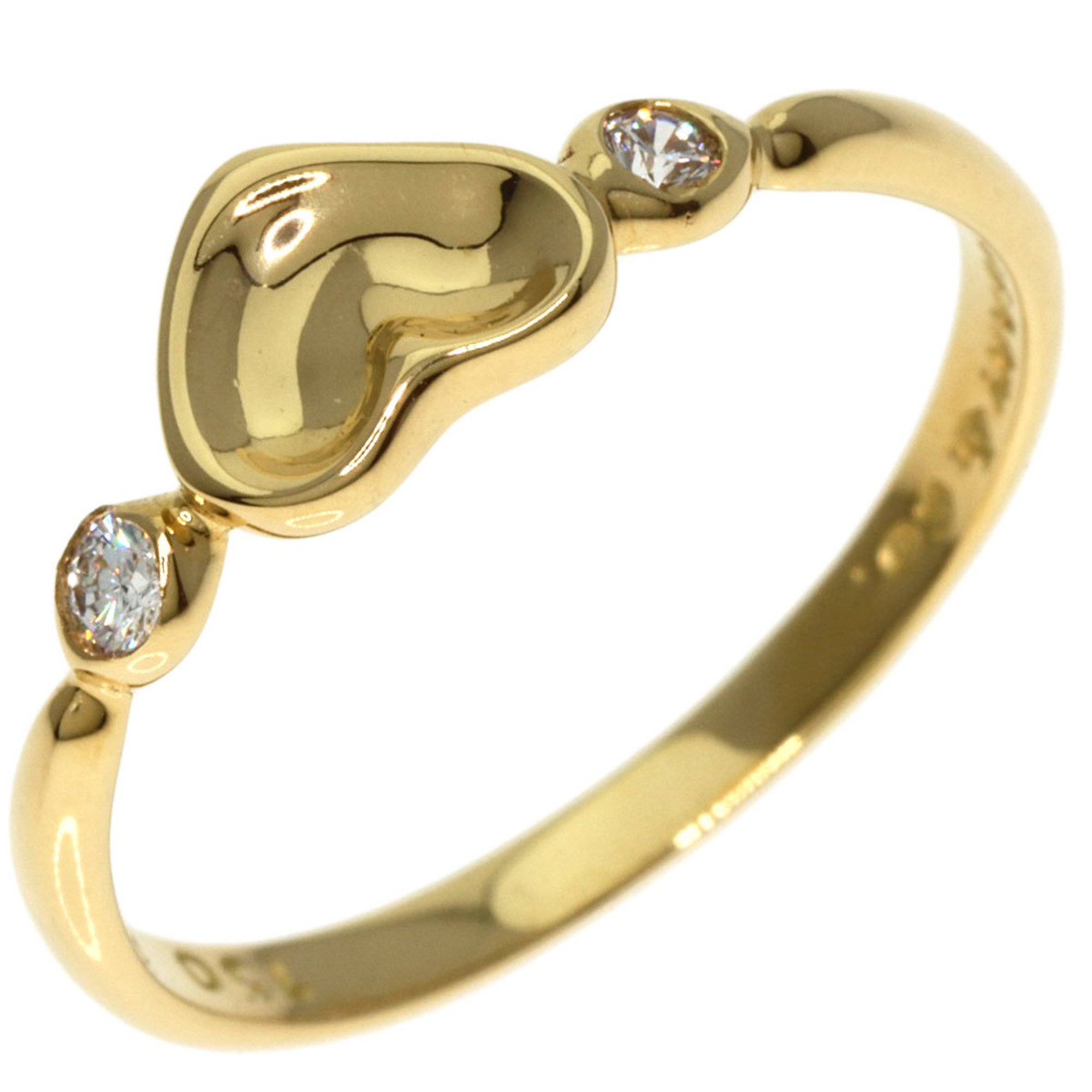 Tiffany Full Heart 2P Diamond Ring, 18K Yellow Gold, Women's, TIFFANY&Co.