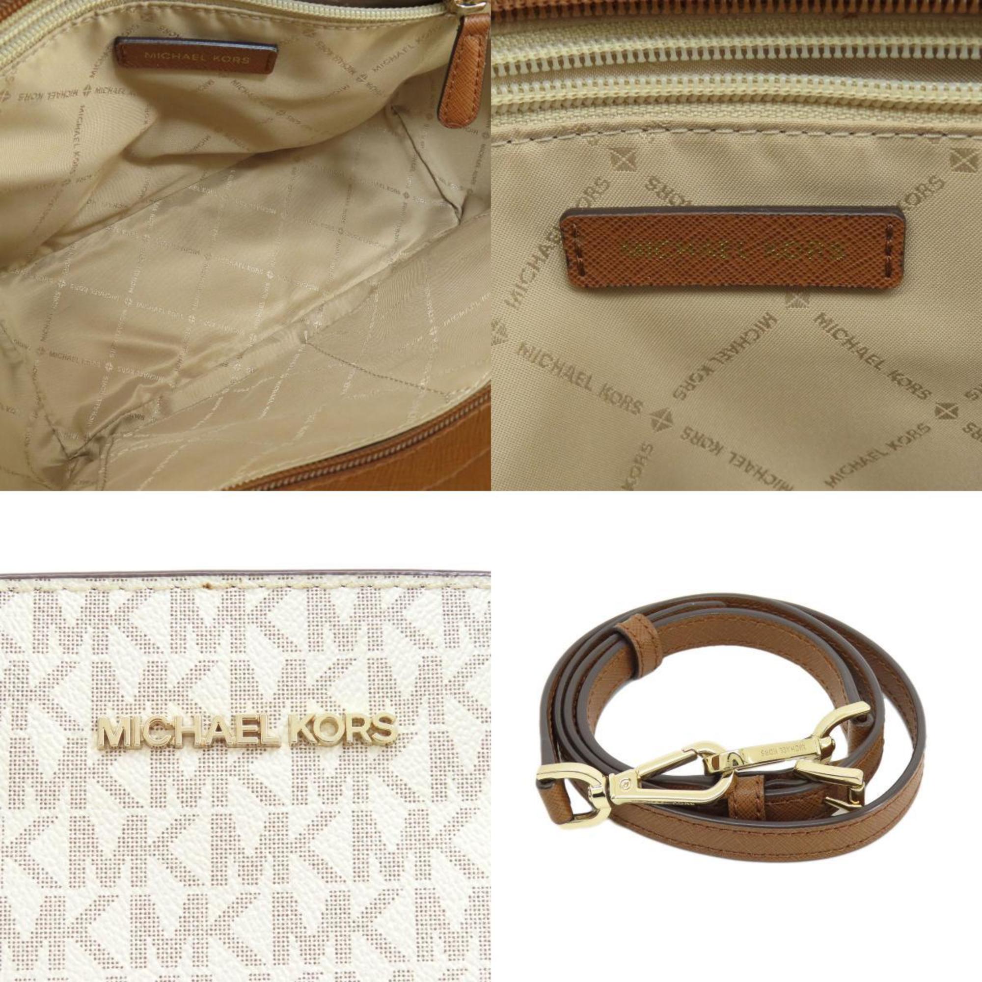 Michael Kors MK Signature Handbag Leather Women's