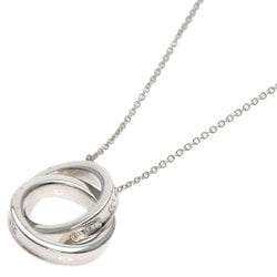 Tiffany & Co. Interlocking Necklace Silver Women's TIFFANY