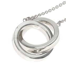 Tiffany & Co. Interlocking Necklace Silver Women's TIFFANY