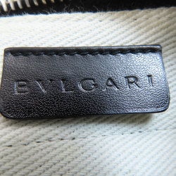 BVLGARI Mania Shoulder Bag Canvas Women's