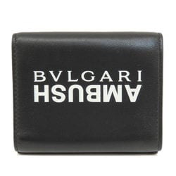 BVLGARI AMBUSH Bi-fold Wallet Leather Women's