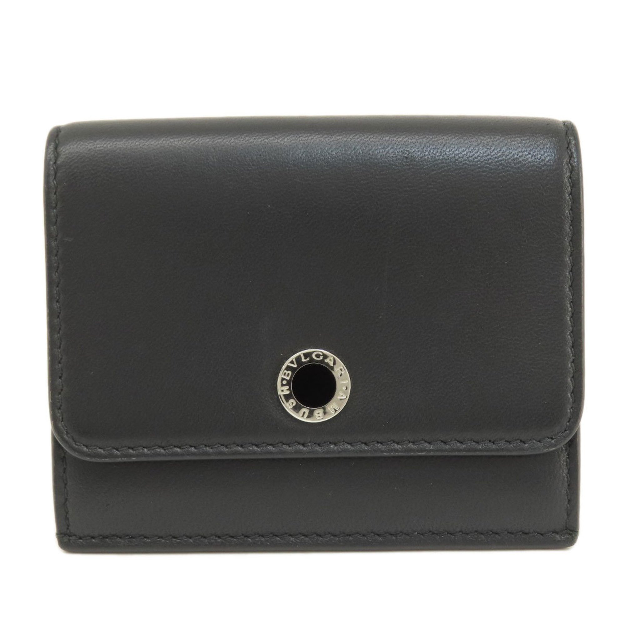 BVLGARI AMBUSH Bi-fold Wallet Leather Women's