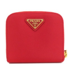 PRADA 1M0522 Silk Bi-fold Wallet for Women