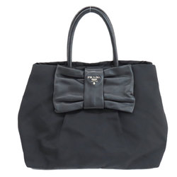 Prada ribbon motif handbag, nylon material, women's PRADA