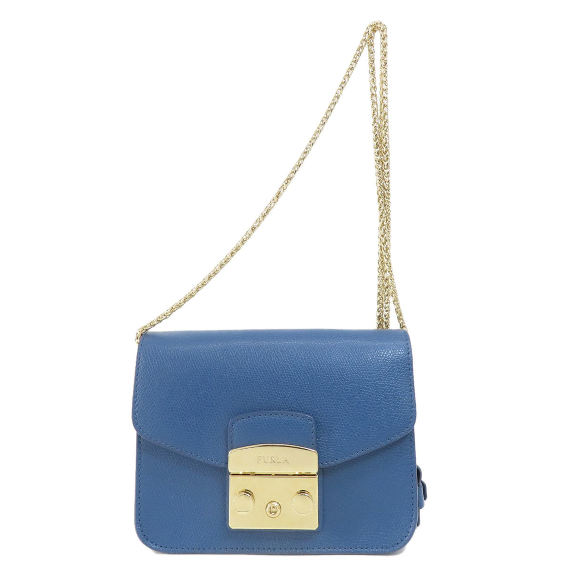 Furla Metropolis Shoulder Bag Leather Women's