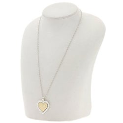 Tiffany Heart Combination Necklace Silver K18YG Women's TIFFANY&Co.