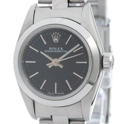 Polished ROLEX Oyster Perpetual 67180 U Serial Automatic Ladies Watch BF573597