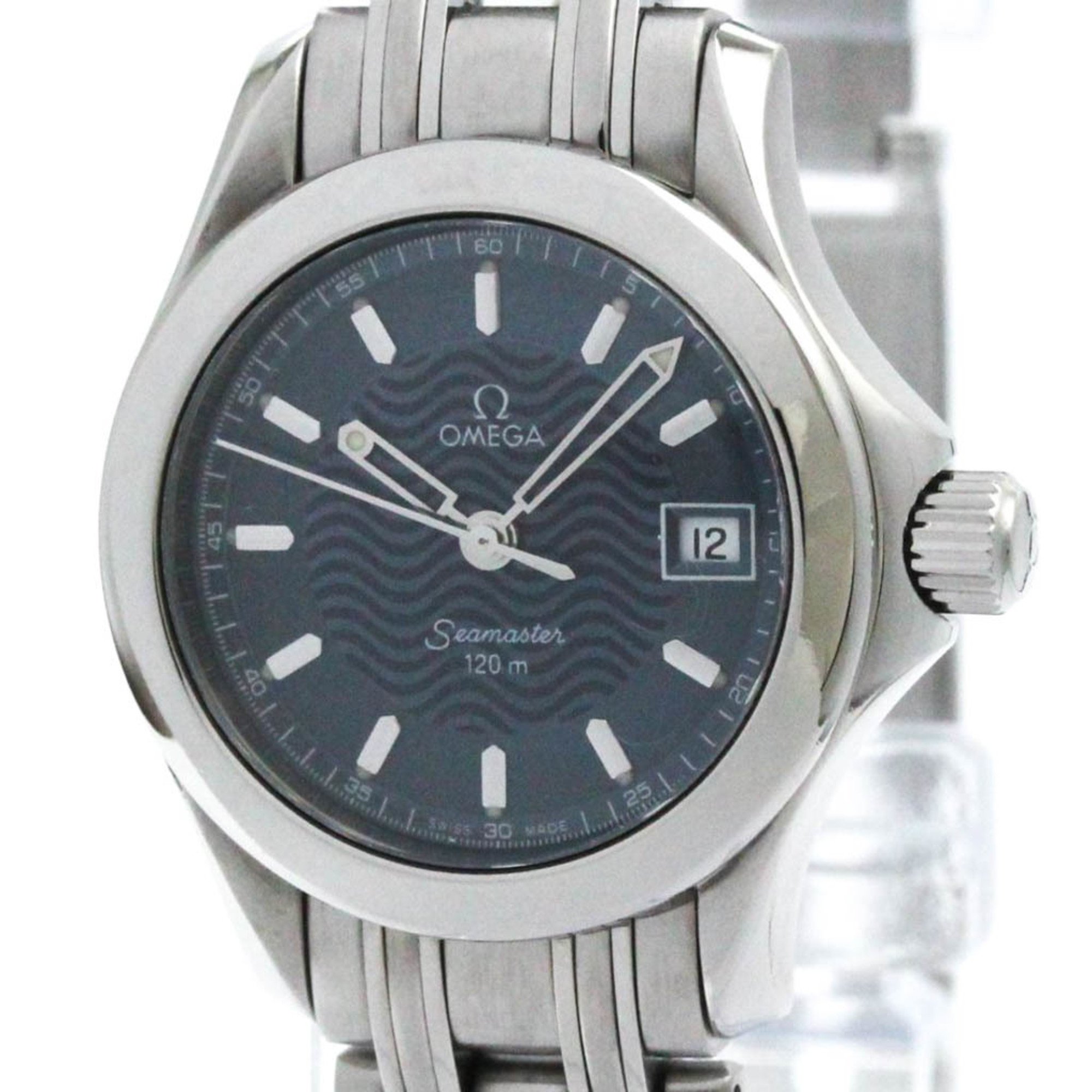 Polished OMEGA Seamaster 120M Steel Quartz Ladies Watch 2571.81 BF573603