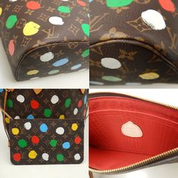 LOUIS VUITTON Louis Vuitton Monogram Neverfull MM M46381 Tote Bag LV x YK Painted Dot 2023 Brown Multi 251891