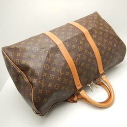 LOUIS VUITTON Louis Vuitton Monogram Keepall 50 M41426 Boston Bag Brown 251906