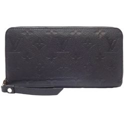 LOUIS VUITTON Louis Vuitton Long Wallet M61864 Zippy Monogram Empreinte Noir 180587