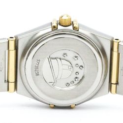 Polished OMEGA Constellation Diamond 18K Gold Steel Watch 1267.30 BF574103