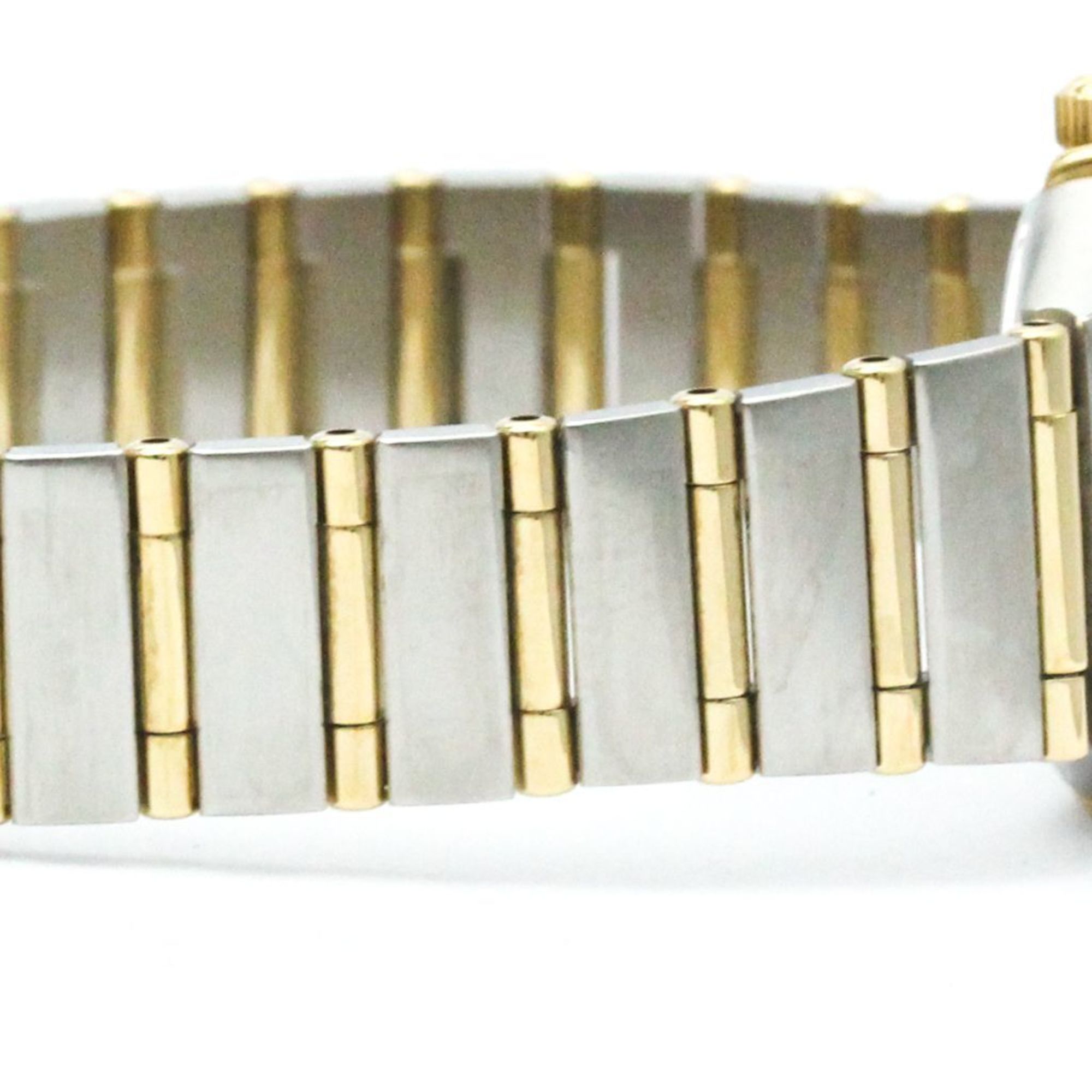 Polished OMEGA Constellation Diamond 18K Gold Steel Watch 1267.30 BF574103