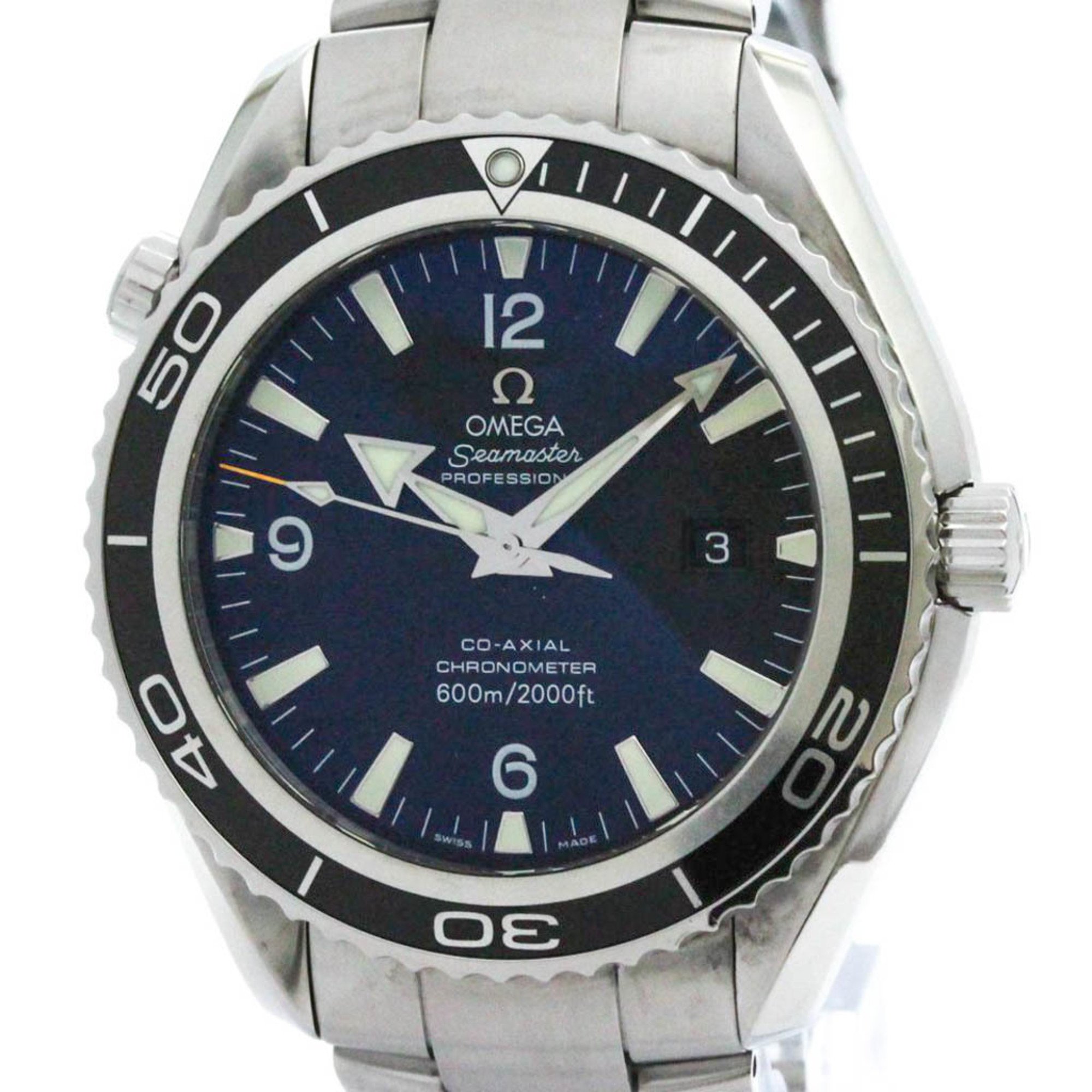 Polished OMEGA Seamaster Planet Ocean Steel Automatic Watch 2200.50 BF573612