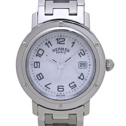 HERMES Clipper Nacle CL6.410.212 3831 New Buckle Stainless Steel Boys 130210 Watch