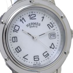 HERMES Clipper Nacle CL6.410.212 3831 New Buckle Stainless Steel Boys 130210 Watch