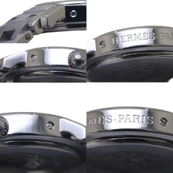 HERMES Clipper Nacle CL6.410.212 3831 New Buckle Stainless Steel Boys 130210 Watch