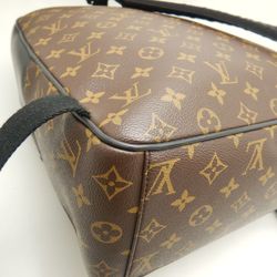 LOUIS VUITTON Louis Vuitton Josh M45349 Backpack Monogram Macassar Brown Black 251892