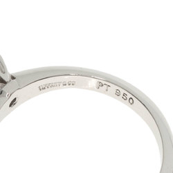 Tiffany solitaire diamond ring, platinum PT950, for women, TIFFANY&Co.