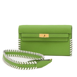 Hermes Kelly To Go Shoulder Bag Traceage Epson Vert Yucca W Engraved