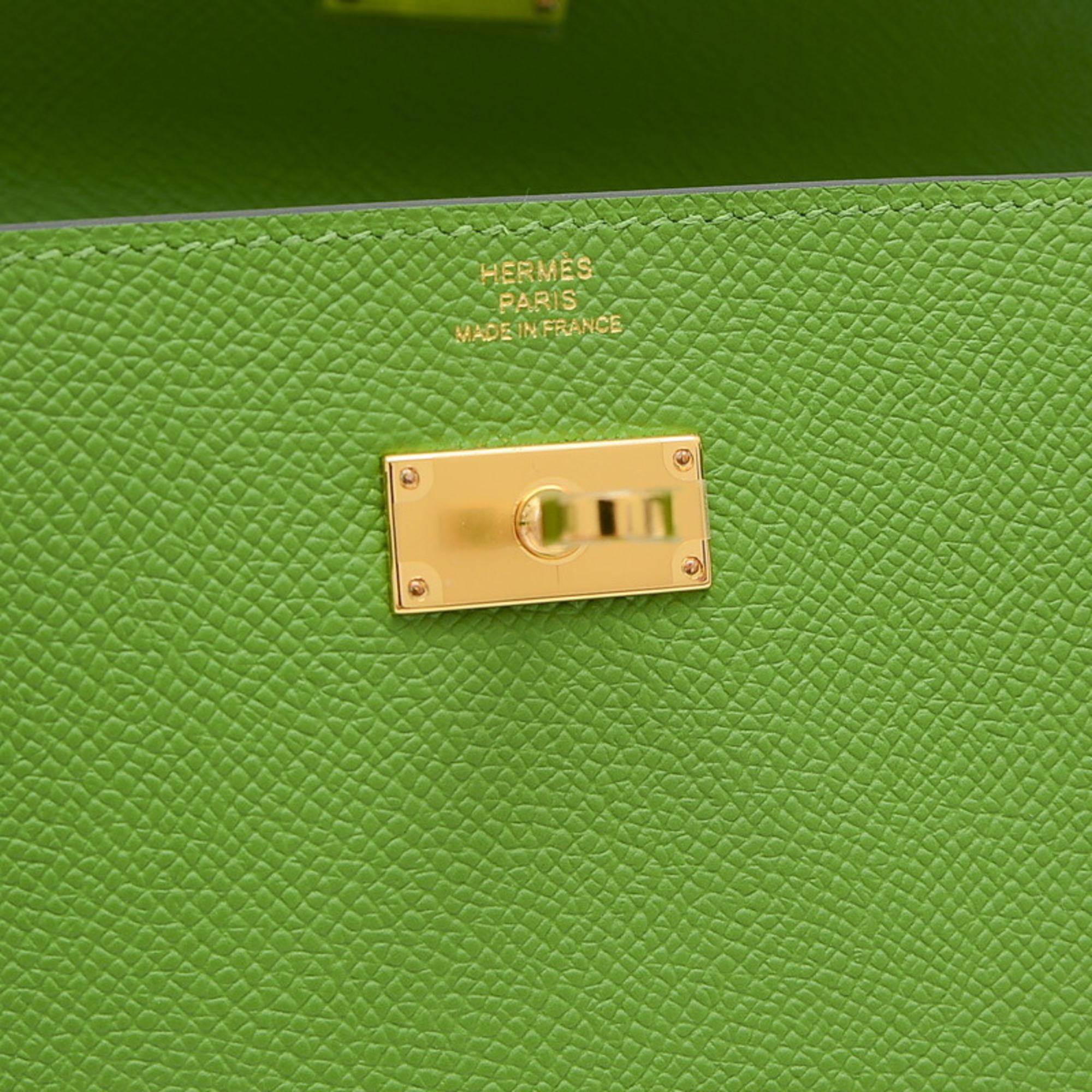 Hermes Kelly To Go Shoulder Bag Traceage Epson Vert Yucca W Engraved