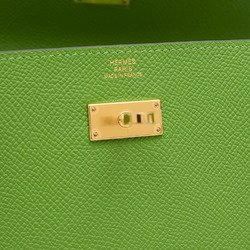 Hermes Kelly To Go Shoulder Bag Traceage Epson Vert Yucca W Engraved