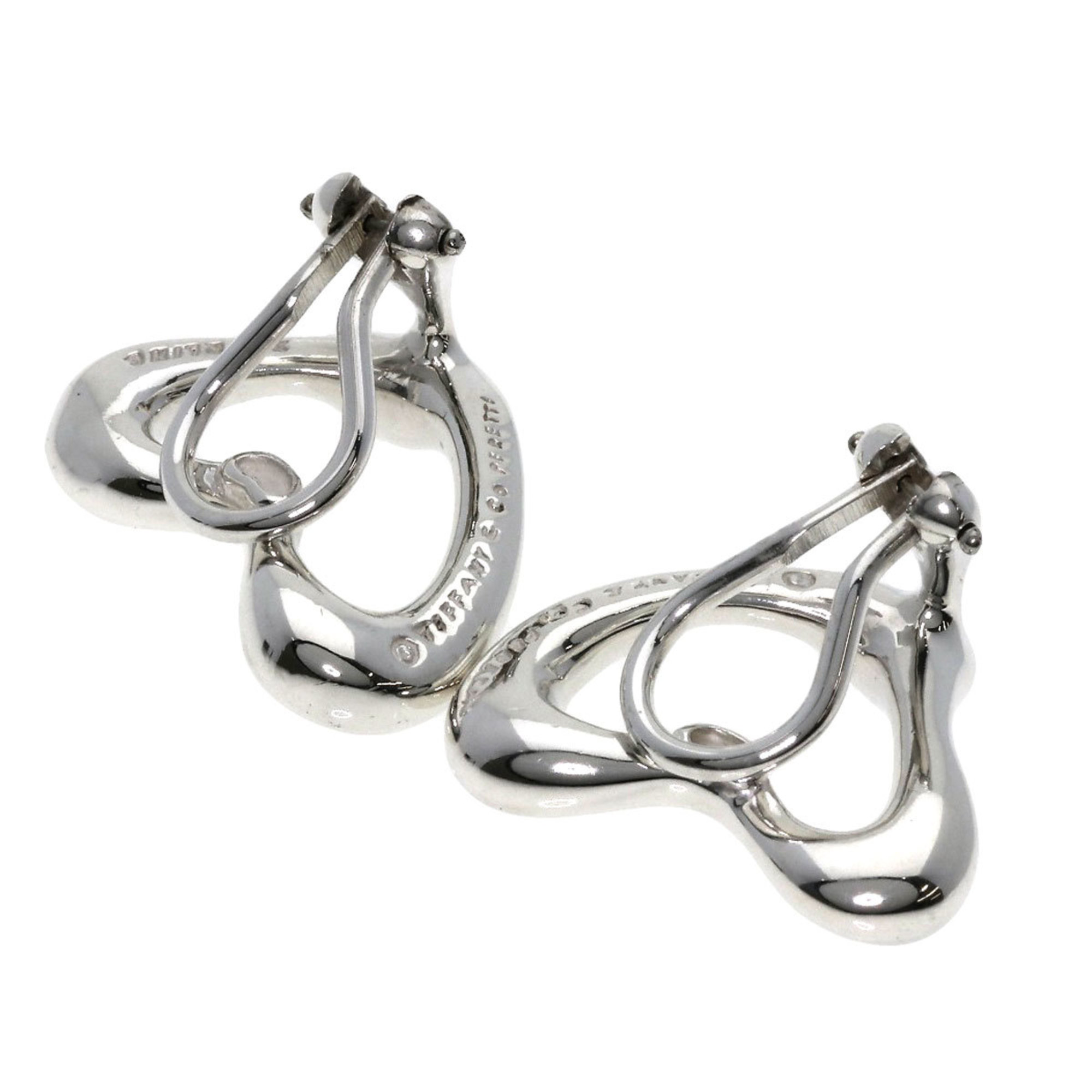 Tiffany & Co. Heart Earrings Silver Women's TIFFANY