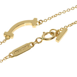 Tiffany T Smile Necklace, 18K Yellow Gold, Women's, TIFFANY&Co.