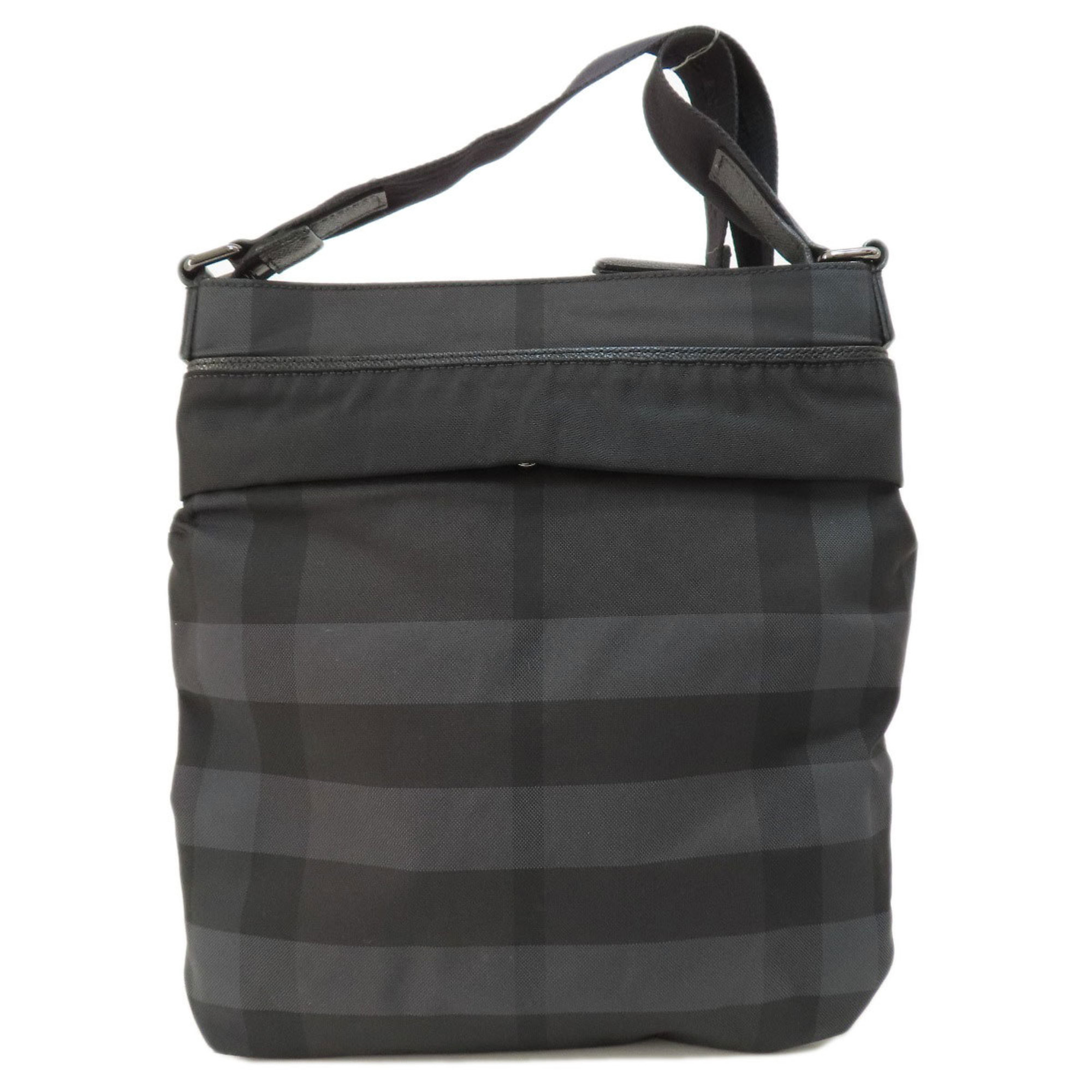 Burberry Checked Shoulder Bag Nylon Material Women's BURBERRY