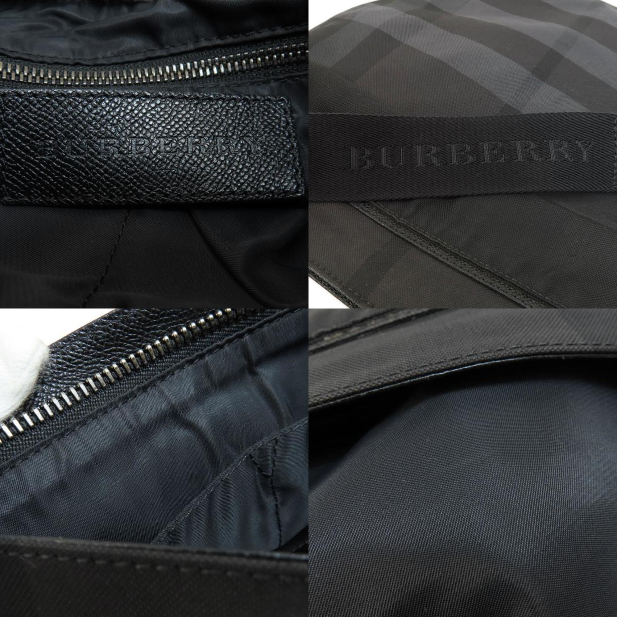 Burberry Checked Shoulder Bag Nylon Material Women's BURBERRY