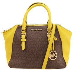 Michael Kors MK Signature Handbag Leather Women's