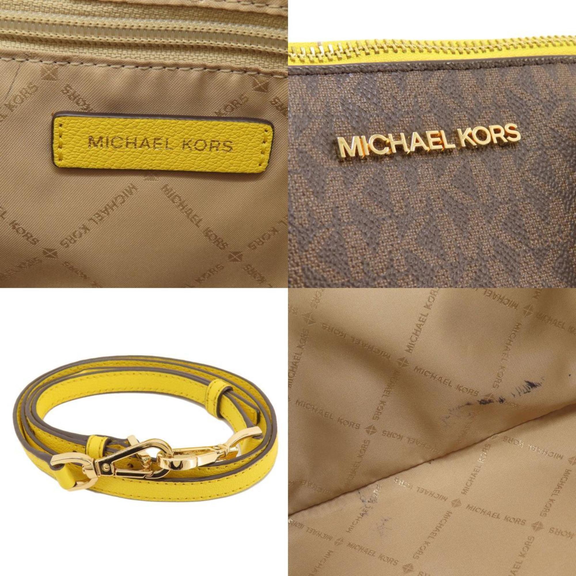 Michael Kors MK Signature Handbag Leather Women's