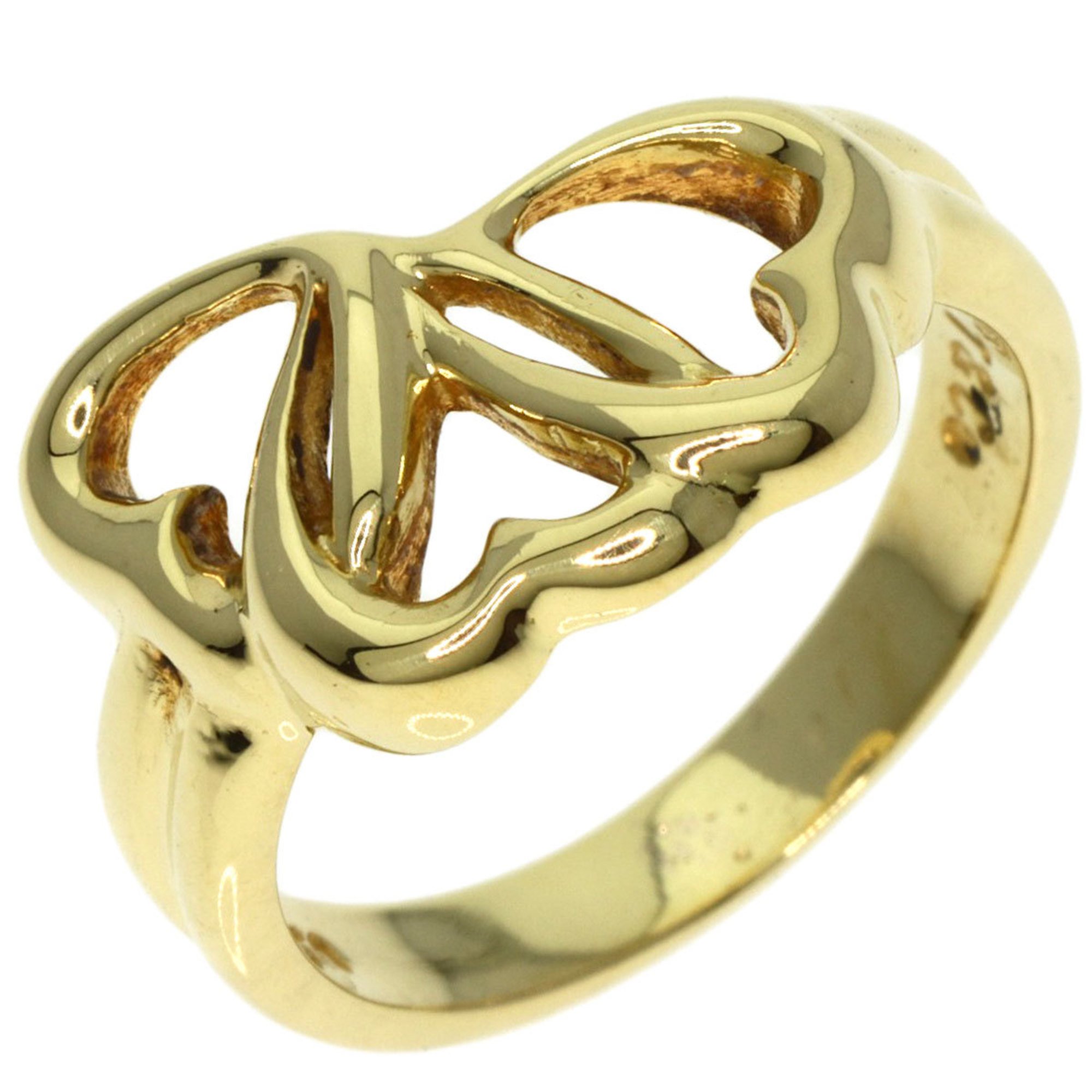 Tiffany & Co. Triple Heart Ring, 18K Yellow Gold, Women's, TIFFANY