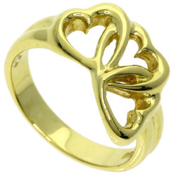 Tiffany & Co. Triple Heart Ring, 18K Yellow Gold, Women's, TIFFANY