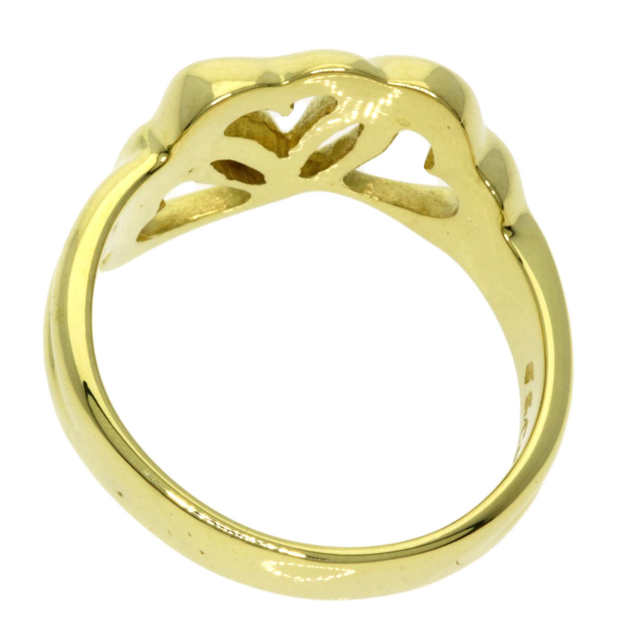 Tiffany & Co. Triple Heart Ring, 18K Yellow Gold, Women's, TIFFANY