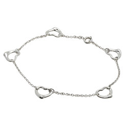 Tiffany 5P heart bracelet silver for women TIFFANY&Co.